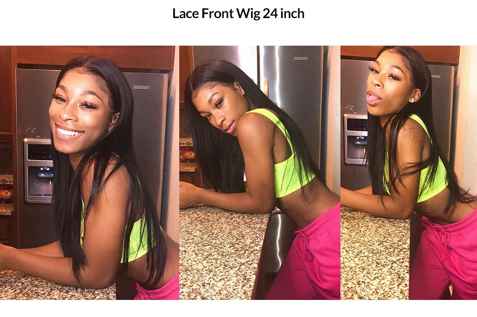 13x4 Ready to Wear and Go Lace Glueless Wigs Transparent Straight Pre Cut Lace Front Human Hair Wigs 4X4 Closure Wig Pre Plucked
