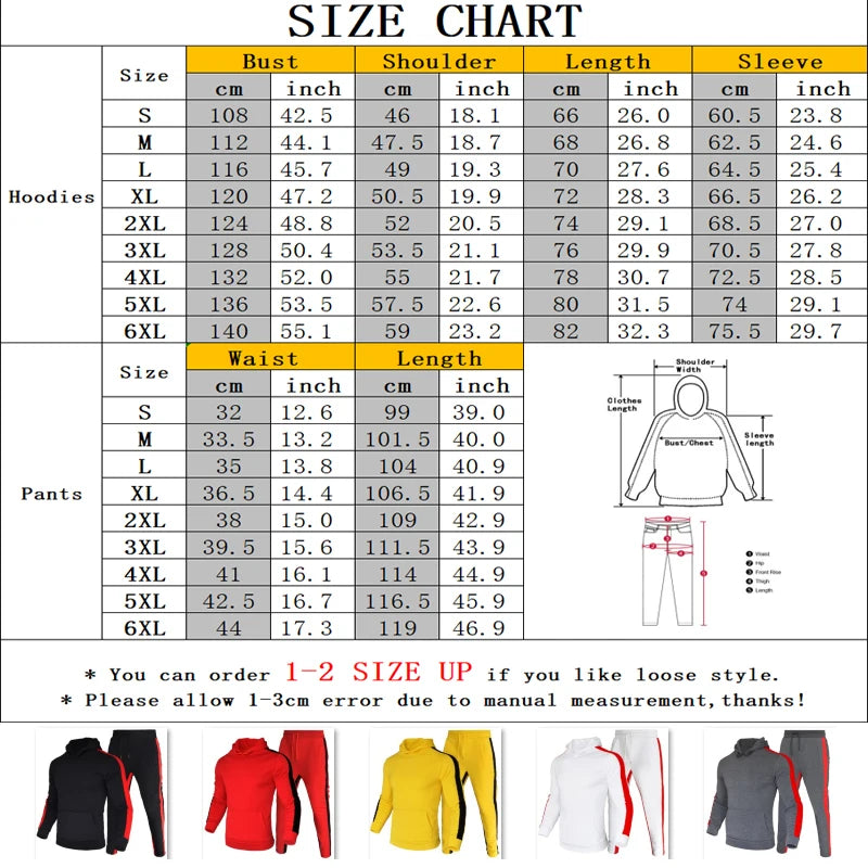Men's 2 Piece Tracksuit Color Block Sweatsuit Stripes Casual Winter Long Sleeve Warm Moisture Wicking Breathable Sportswear Suit