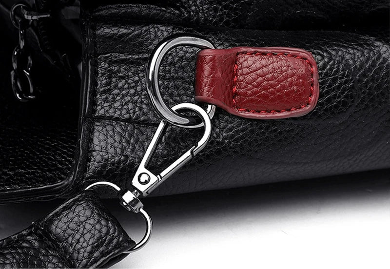 PU Leather Casual Crossbody Bags for Women Ladies Luxury Designer Tote Handbag Female Large Capacity Travel Shoulder Bag Sac