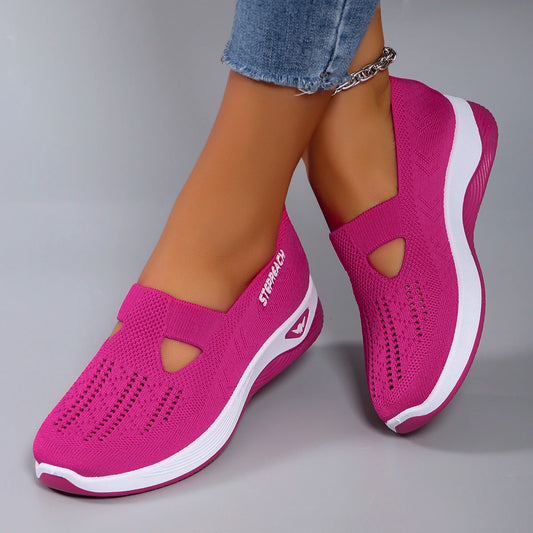 Women's summer breathable mesh flat shoes women's shoes casual sneakers shoes, clearance free shipping