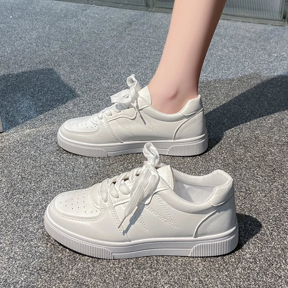 Women's Thick Sole Breathable Lightweight Casual Sneakers Spring Summer New Style Comfortable Sports Shoes Slip-On Loafers