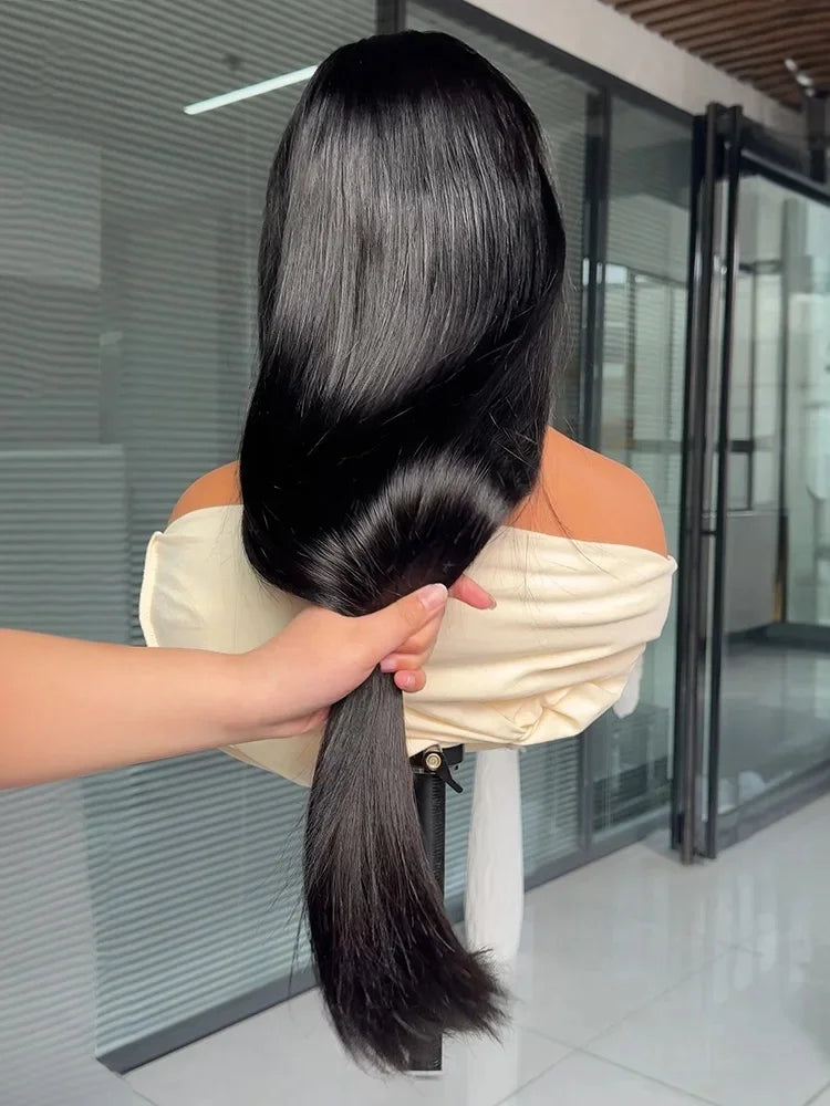 30 40 Inch Bone Straight Lace Frontal Wigs Human Hair 13x6 Hd Transparent Lace Front Wig 13x4 Long Straight Wig For Black Women