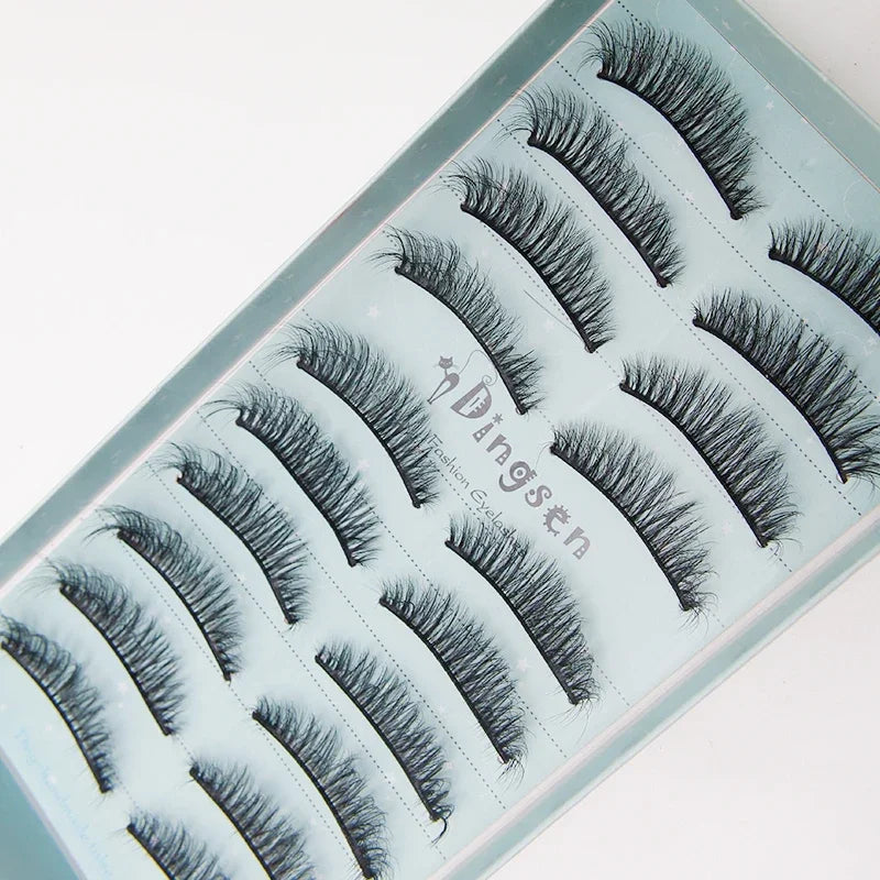 10/2 Pairs Mink Eyelashes Natural 3D Lashes Faux Cils Makeup Dramatic False Eyelashes Wholesale Eyelash Extension Makeup Tools