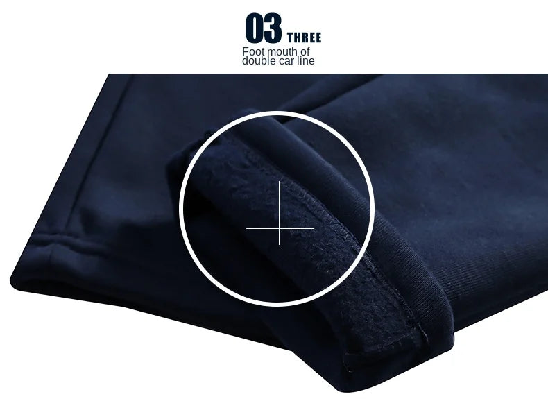 Wolf Czuadlte2024New Winter Men's Sports Set Casual Pants Hooded Sweater Youth Large Plus Plush Thickened Cardigan Two Piece Set