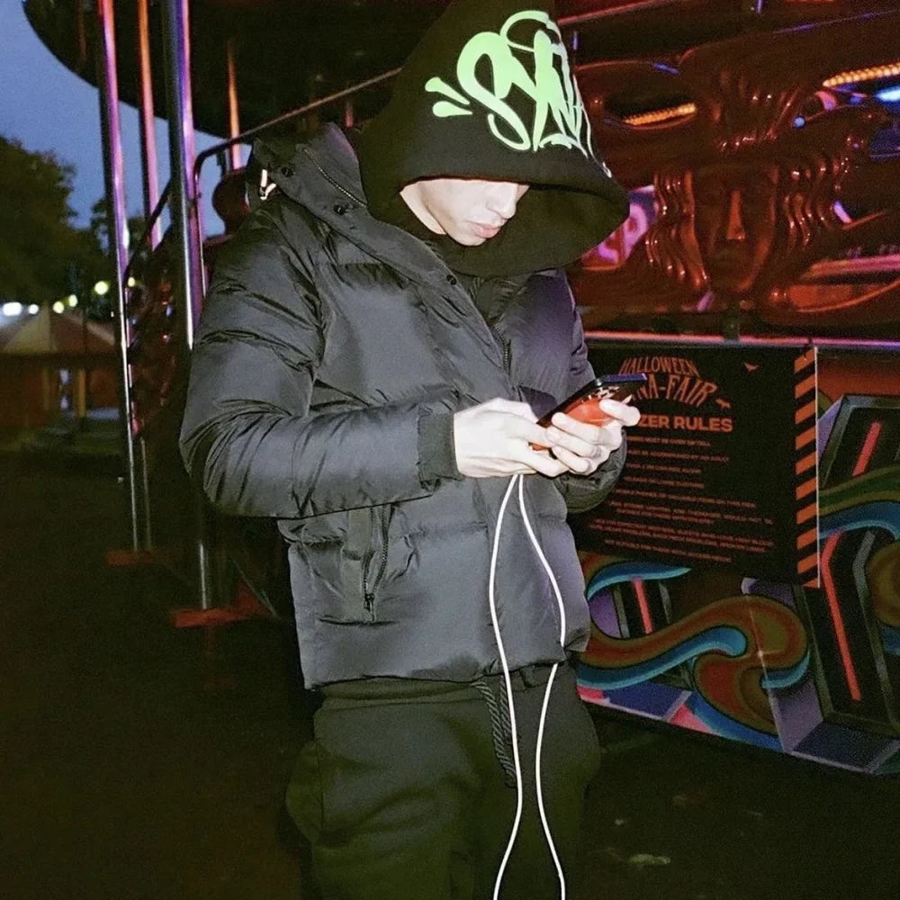 Sy-World Casual Streetwear Sportswear Hoodie Sweatshirt Men's Women's Hip Hop Style Winter Cotton Long Pants Set