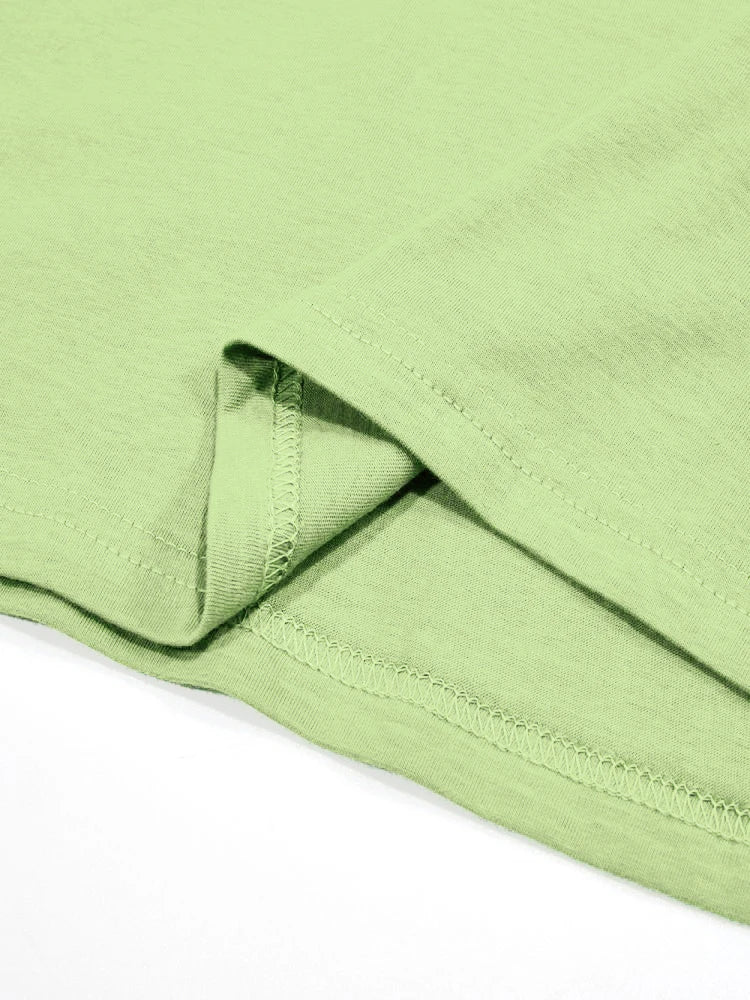 Trend Cotton Women'S T-Shirts Japanese Tokyo Sakura Printed Streetwear Soft Breathable Oversize Summer Street Female Clothes