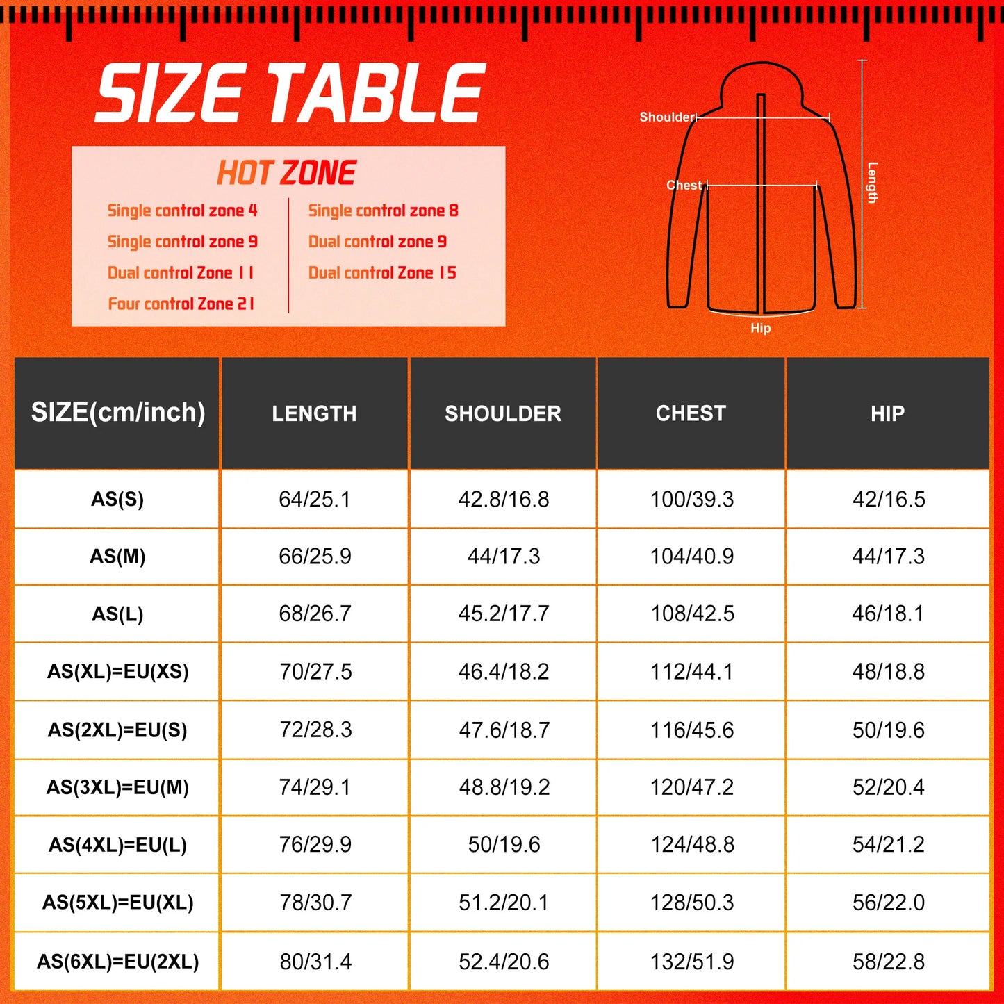 TODWARM Heated Jacket 21 Areas Winter Men's Women's Motorcycle Jacket USB Electric Heating Jacket Heated Vest Moto Thermal Cloth