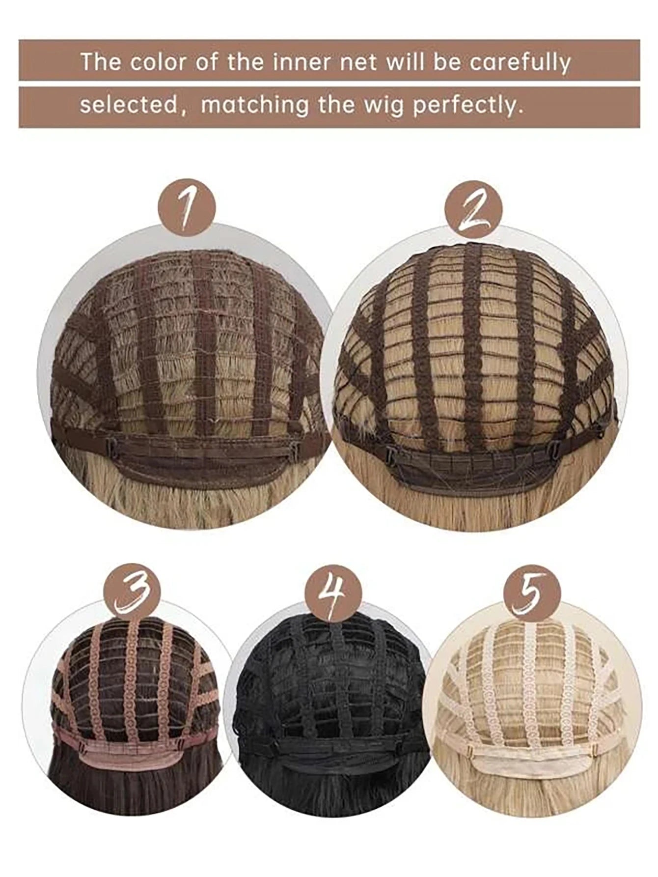 14 Inch Mens Synthetic Wigs Short Brown Wig Men Natural Fluffy Cosplay Costume Mens Wig for Male Guy