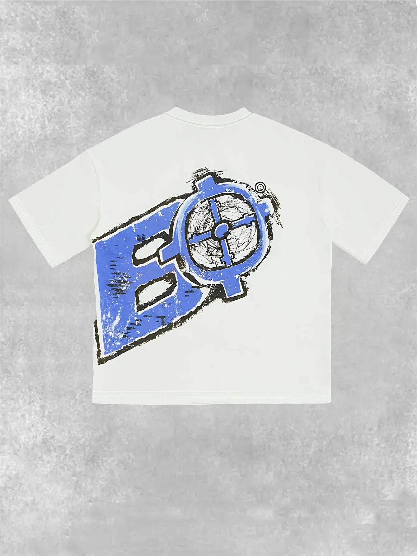 Streetwear T Shirt Y2K Hip Hop Punk Rock Graphic Print Oversized TShirt Mens Womens Round Neck Cotton Short Sleeve Tops Clothes