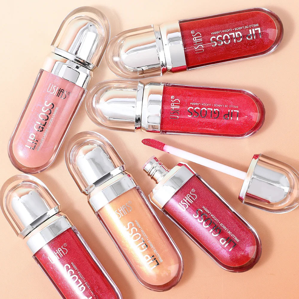 12 Colors Glitter Lips Gloss Long Lasting Diamond Pearlescent Metallic Liquid Lipstick Moisturizing Lip Glaze Cosmetics makeup