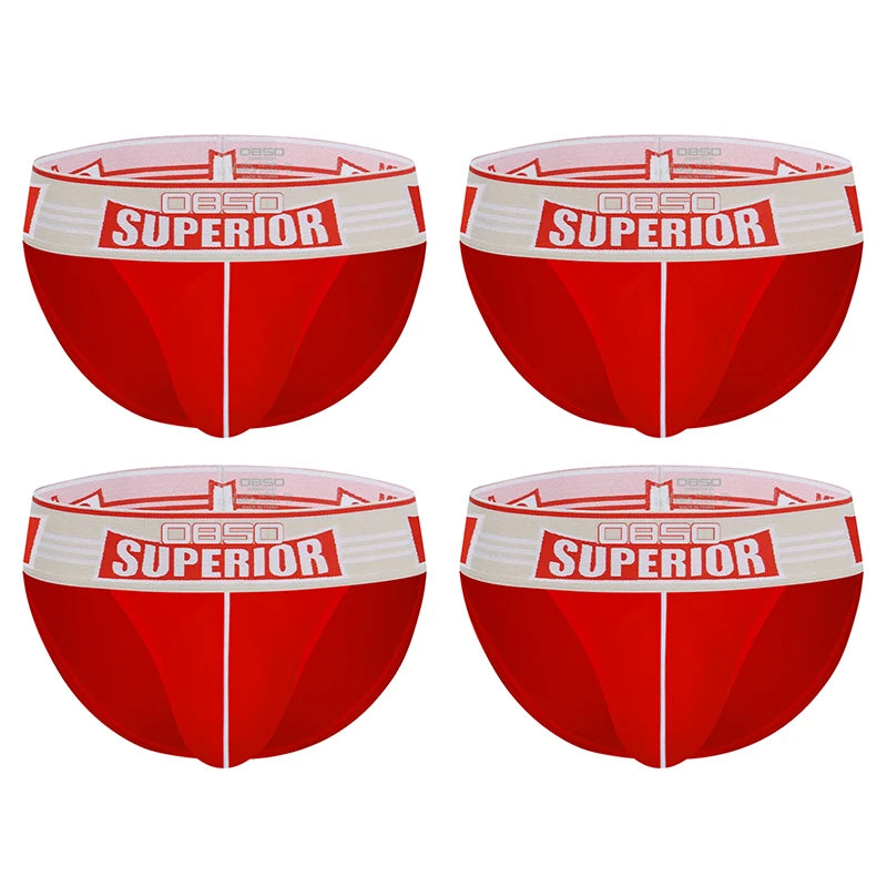 1/2/3/4PCS Men's New Low Waist High Fork Triangle Pants Stimulating Anti Wear Legs Showing Large Protruding Triangle Pants BS844