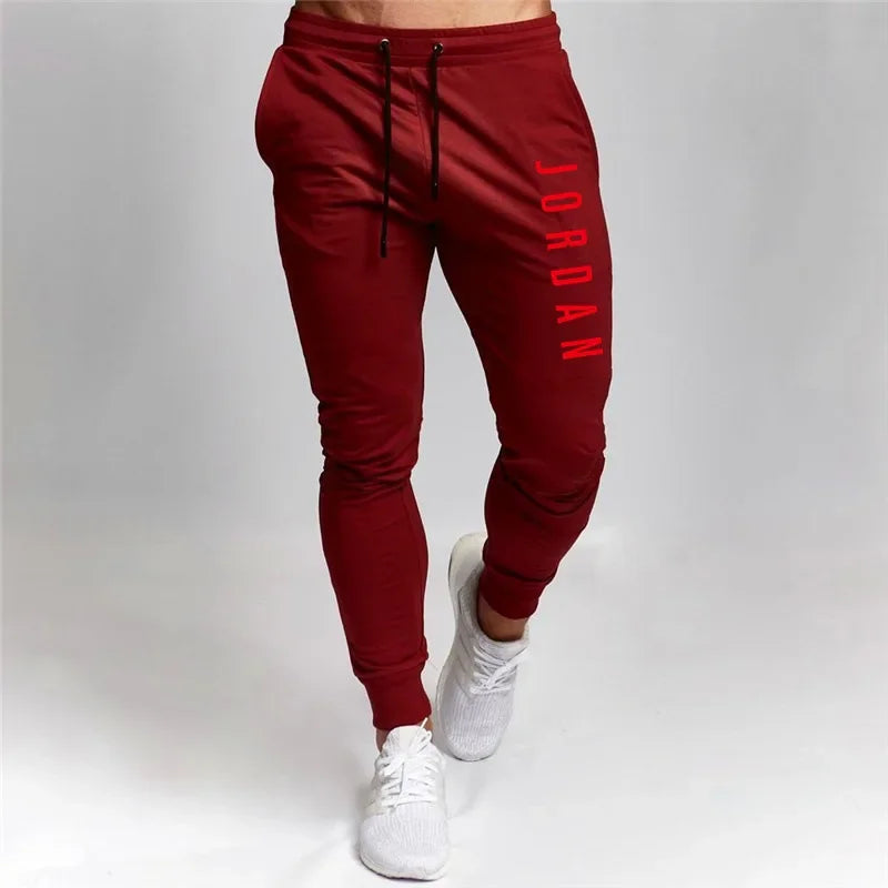 Men Loose and Versatile Stretch Trousers Cross-border Spring and Autumn Sports Pants Casual Pants Slim Casual Sports Pants S-3XL
