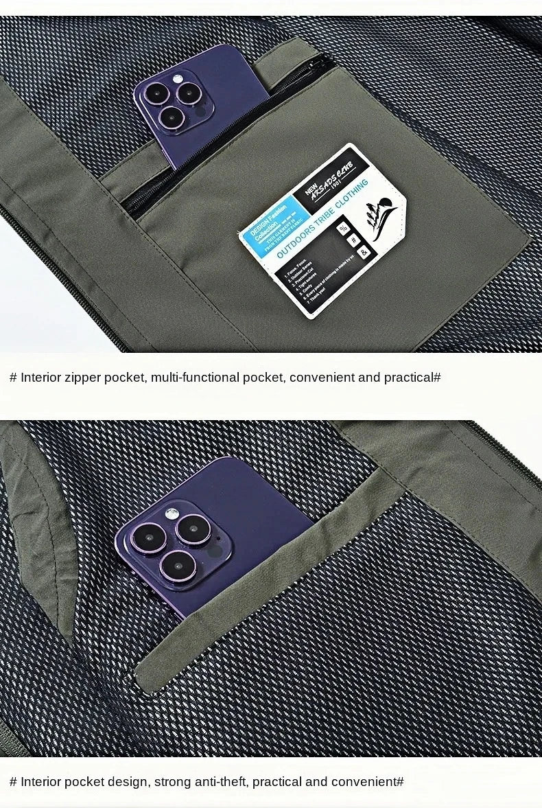 Men‘s Vests Casual Winter Fleece Warm Waistcoats Fashion Thermal Vests Sleeveless Jackets Windbreaker Vests Clothing