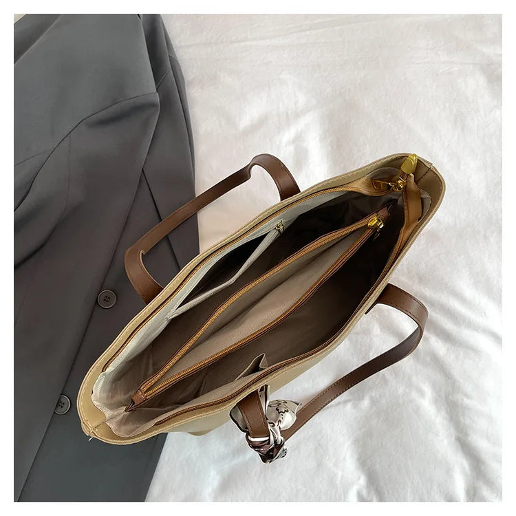 Women's Bag New Summer Black Handbag Large Capacity Shoulder Bag Niche Commuter Woman Bag Tote Bags Women Handbags bolsa