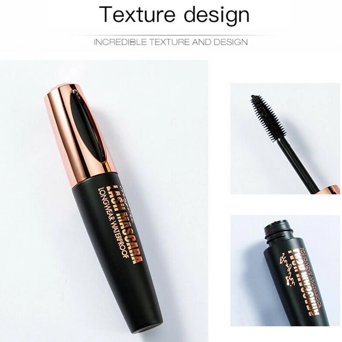 4D Silk Fiber Lash Curling Mascara Waterproof Mascara For Eyelash Extension Black Thick Eye Lashes Makeup Cosmetics