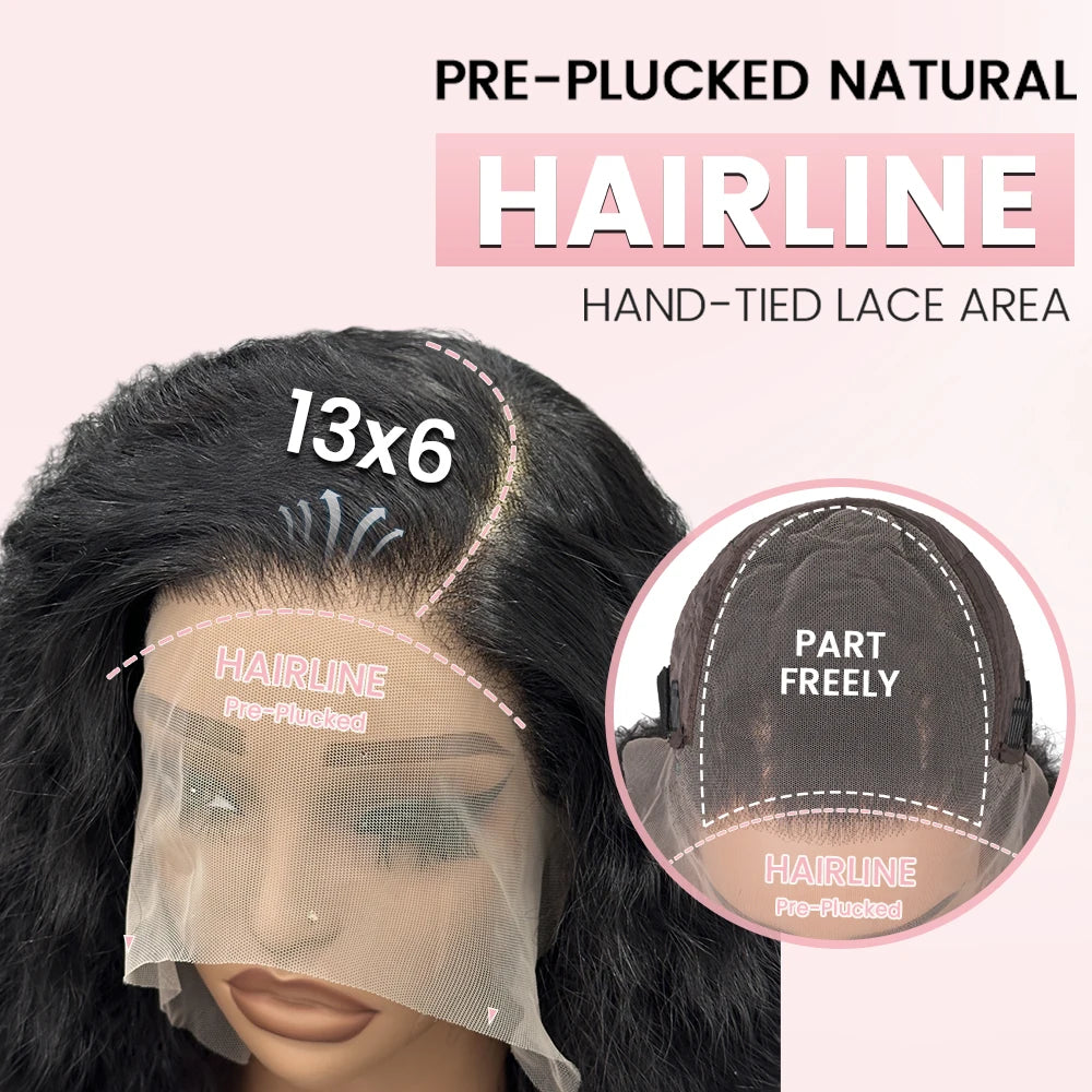 Afro Curly Synthetic Lace Wig For Black Women 200% Density Kinky Straight HD Transparent Lace Front Wigs with Bouncy Curly Ends