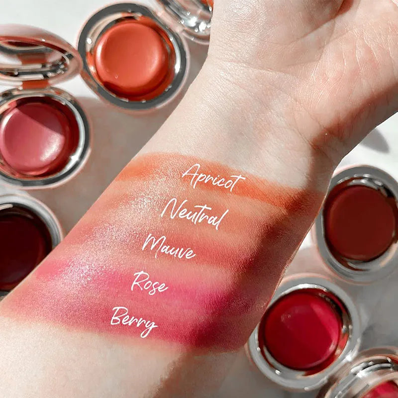 Rare Beauty Mauve Rose Neutral Blush Powder Portable Makeup Liquid Blush Moisturizing Dual-use Waterproof Lip Glaze Plump Smooth