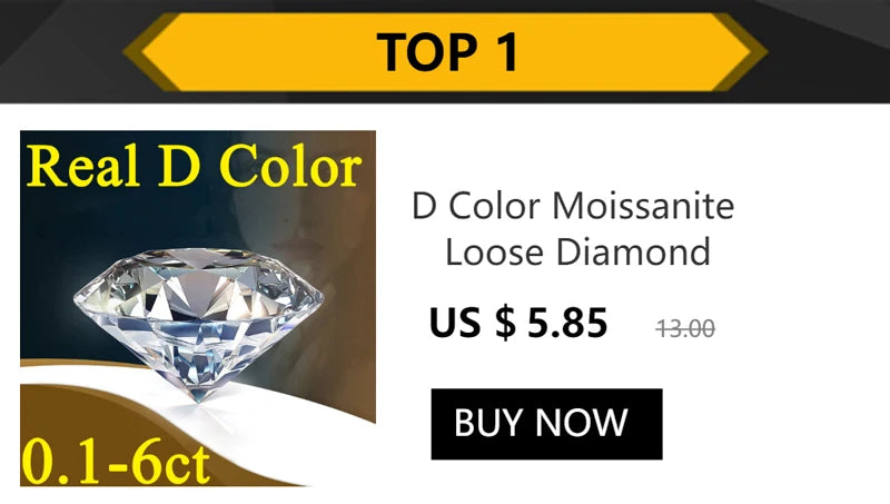 DJMAX 0.5-2ct Moissanite Diamond Stud Earrings for Women Original 925 Sterling Silver Lady's Moissanite Earring New 2025