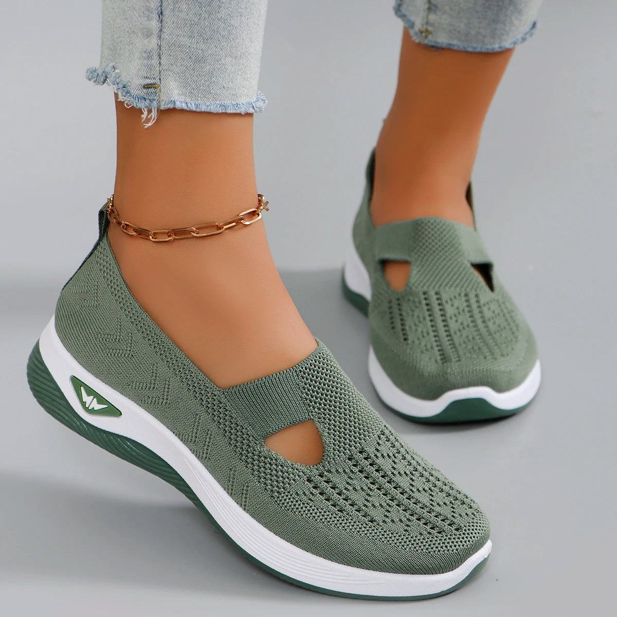 Women's summer breathable mesh flat shoes women's shoes casual sneakers shoes, clearance free shipping