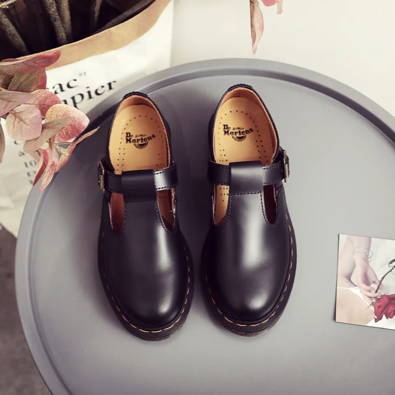 Spring and Autumn Casual Shoes for Men and Women 2025 Fashion Mary Jane Shoes Women Thick-soled British Business Casual Shoes 45