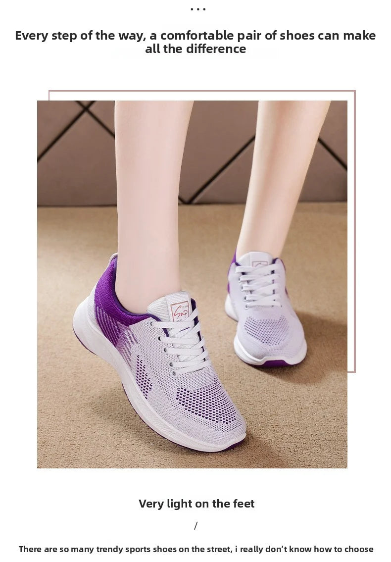 Women Platform Casual Sneakers Shoes Mesh Breathable Running Shoes Chunky Summer Sports Tenis Shoes 2025 Luxury Vulcanize Shoes