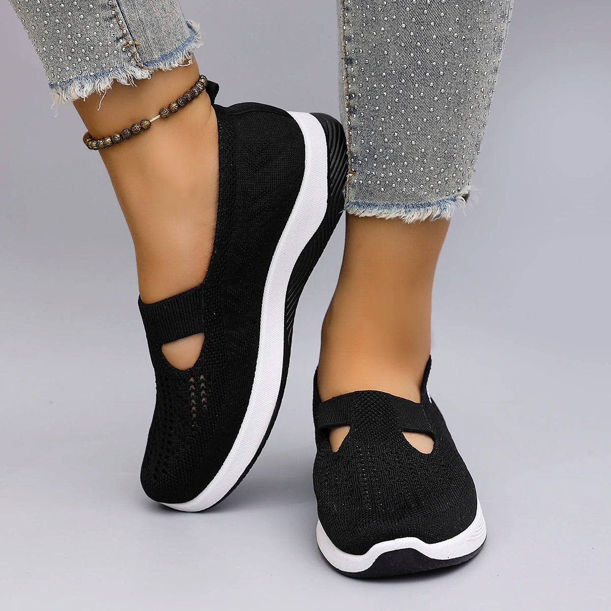 Women's summer breathable mesh flat shoes women's shoes casual sneakers shoes, clearance free shipping