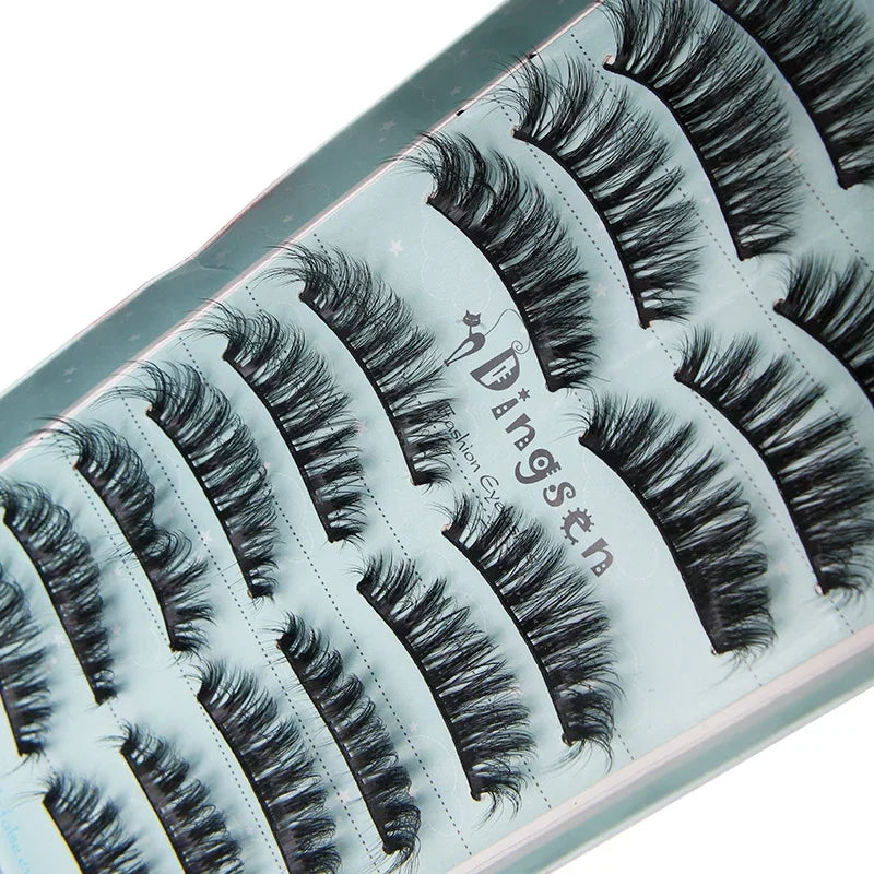 10/2 Pairs Mink Eyelashes Natural 3D Lashes Faux Cils Makeup Dramatic False Eyelashes Wholesale Eyelash Extension Makeup Tools