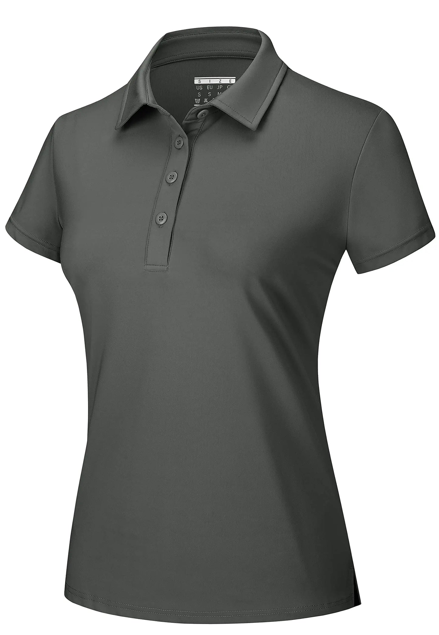 TACVASEN Summer UPF 50+ Short Sleeve Shirts Womens Sun Protection T-shirts Quick Dry 4 Buttons Tennis Workout Tee Golf Pullovers