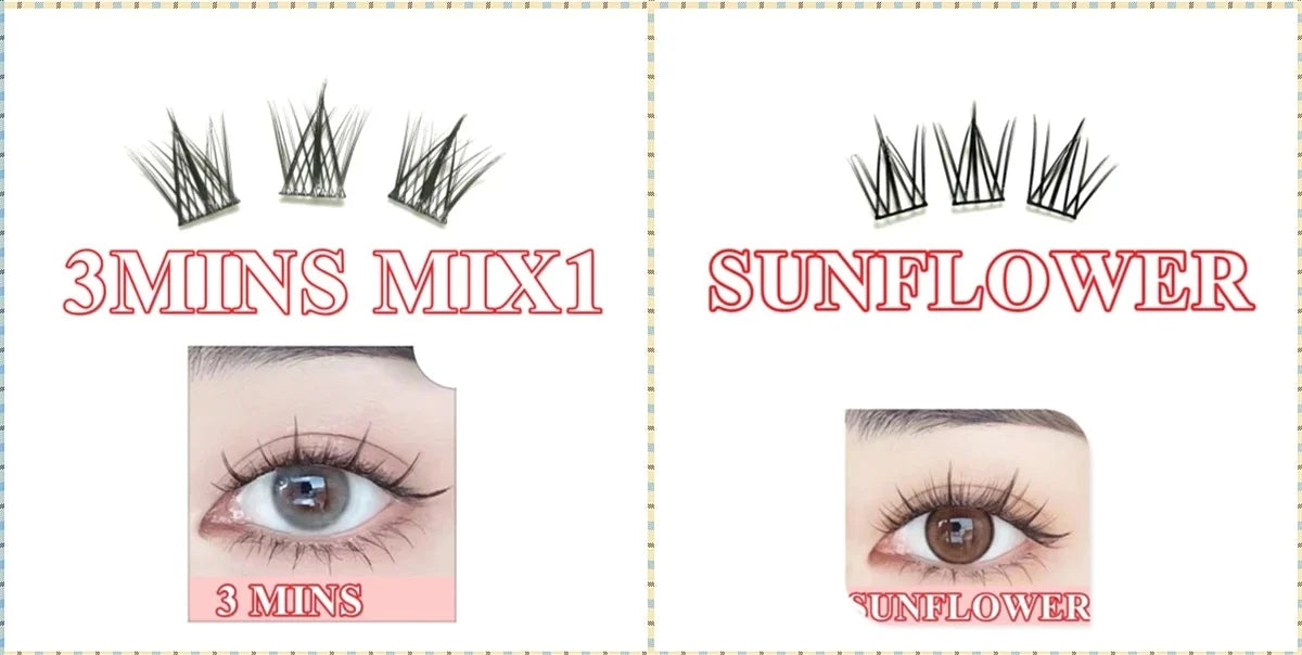 32 Rows Large Capacity Eyelashes Extension Professional Individual Cluster DIY Lashes Natural False Eyelashes Makeup Products