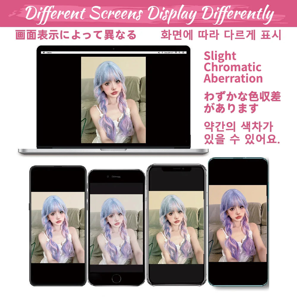 16Inch Silver White Color Handsome Synthetic Wig With Bang Medium Natural Wavy Hair Wig for Man or Women Cosplay Heat Resistant