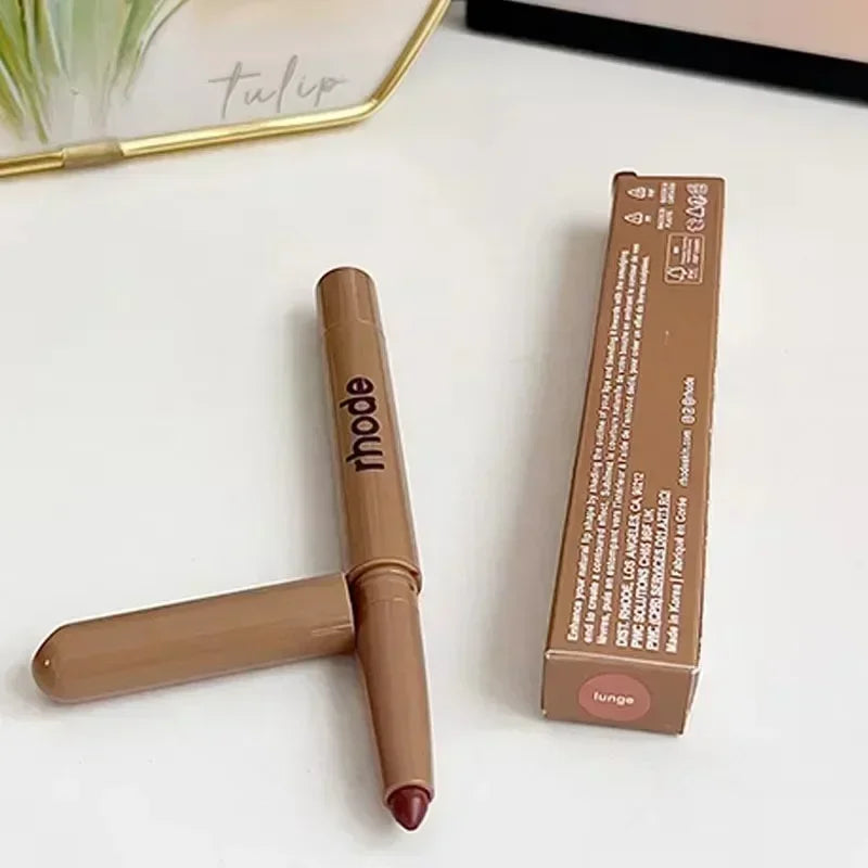 Fashion Skin Peptide Lip Shape Pen Lip  Liner Long Lasting Lip Tint Pencil Pen Makeup Lipstick Powder Gloss Woman  Cosmetic