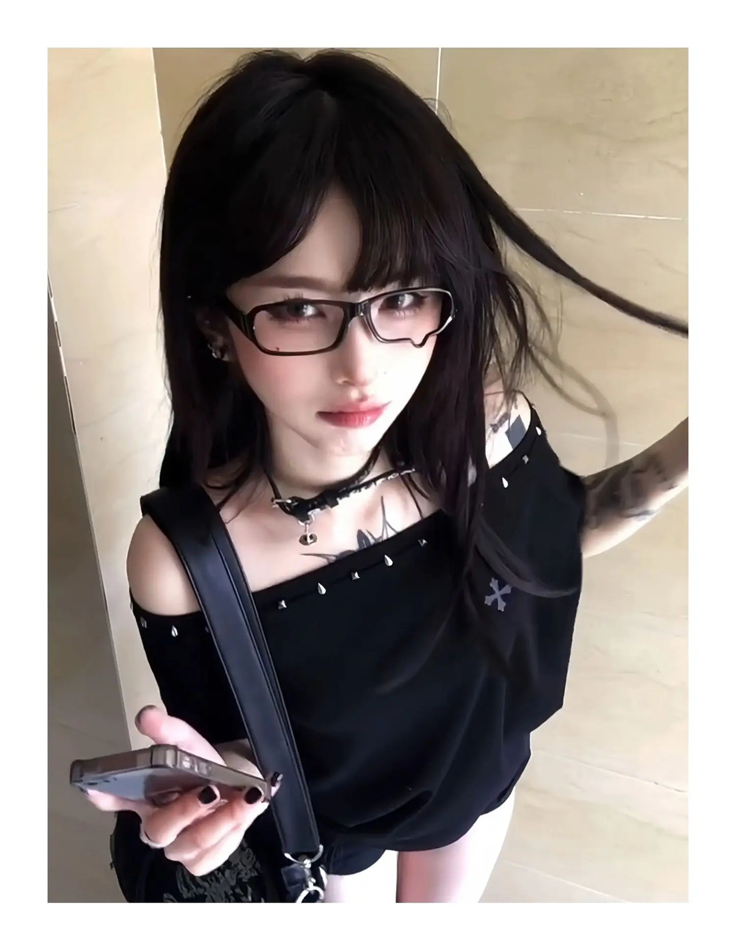 Seeslim Black Off Shoulder Cross Women's T-shirt Short Sleeve 2000s Clothes Y2k Summer Tops Tees Female Clothing Chic Vintage