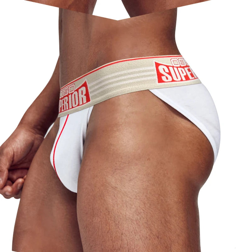 1/2/3/4PCS Men's New Low Waist High Fork Triangle Pants Stimulating Anti Wear Legs Showing Large Protruding Triangle Pants BS844