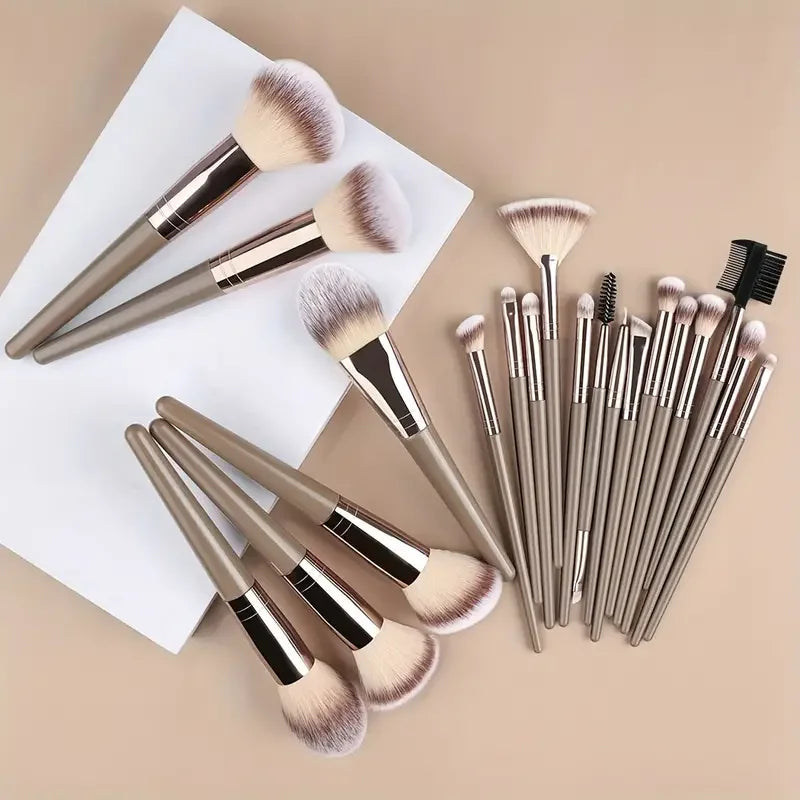 Professional 3-20PCS Makeup Brushes Set Soft Fluffy Foundation Eyeshadow Concealer Blending Blush Brush Kabuki Women Beauty Tool