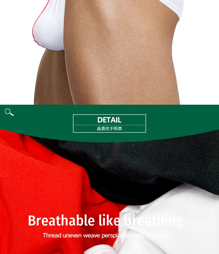 1/2/3/4PCS Men's New Low Waist High Fork Triangle Pants Stimulating Anti Wear Legs Showing Large Protruding Triangle Pants BS844