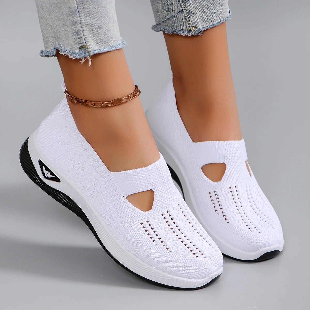 Women's summer breathable mesh flat shoes women's shoes casual sneakers shoes, clearance free shipping