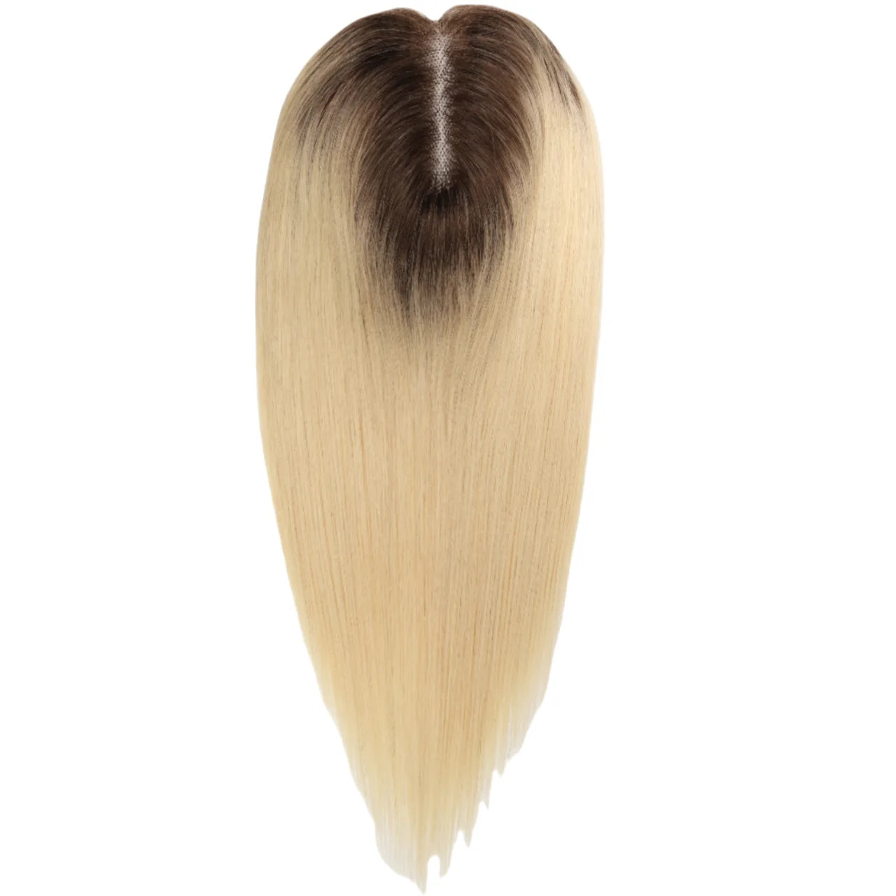 100% Remy Human Hair Natural Hair Topper HairPieces for Women Silk Base 3Clip in Toppers Hair Swiss Lace Hair Topper Breathable