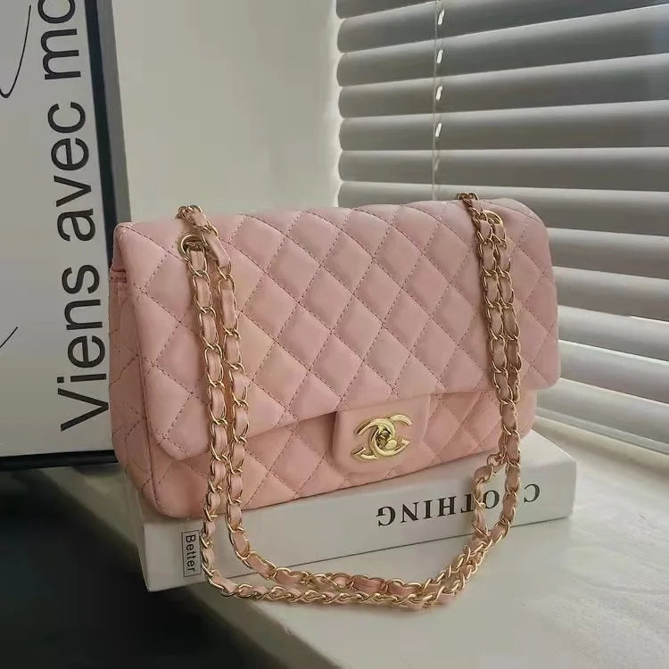 2025 Fashionable New Versatile Commuter Women's Bag Large-capacity One-shoulder Crossbody Bag with Diamond Chain Bag