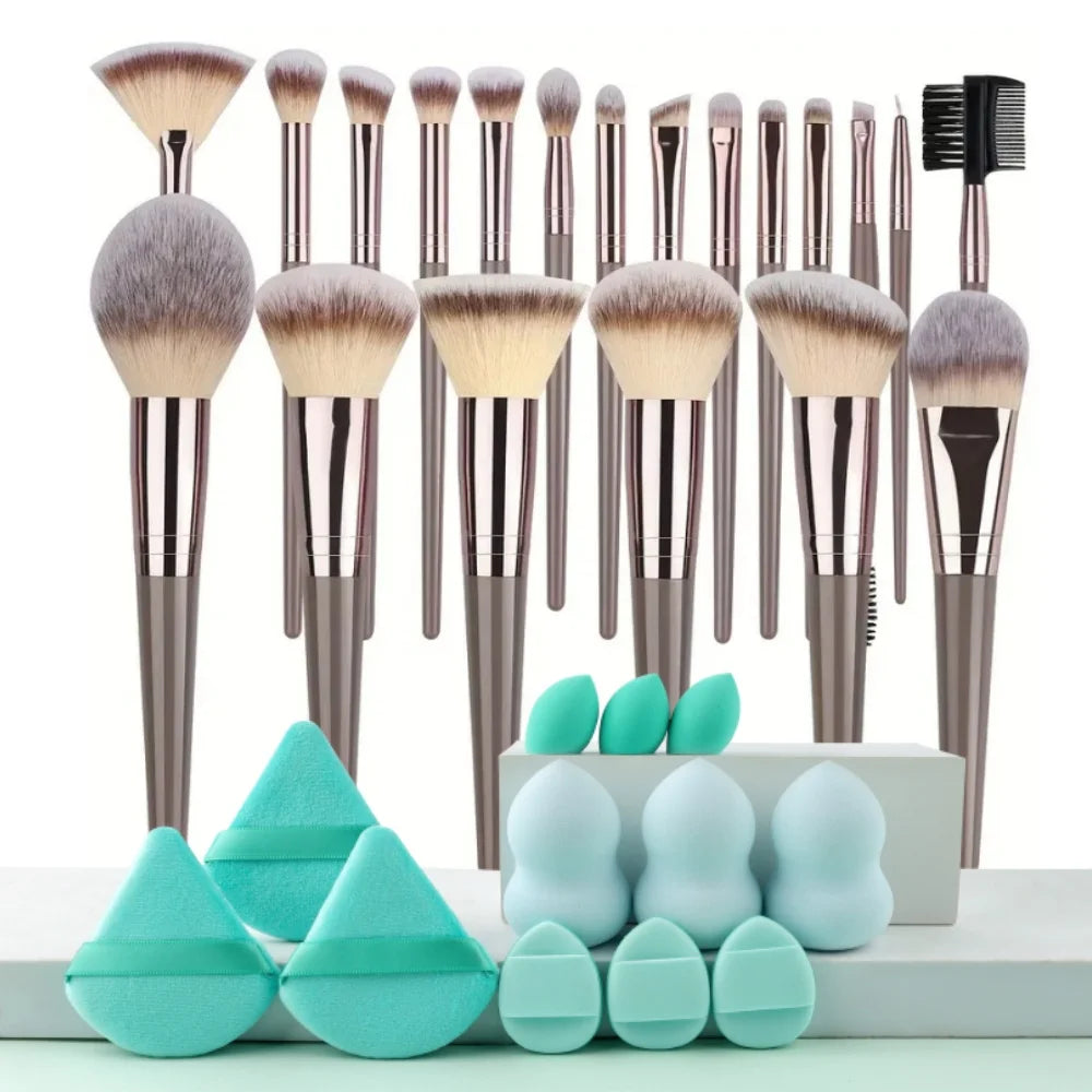 Professional 3-20PCS Makeup Brushes Set Soft Fluffy Foundation Eyeshadow Concealer Blending Blush Brush Kabuki Women Beauty Tool