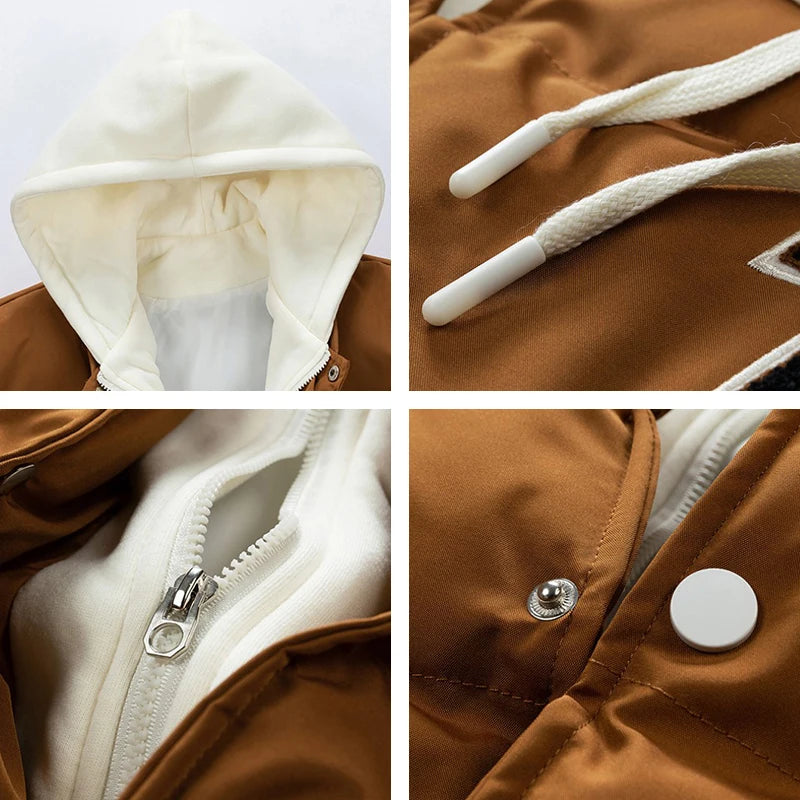 Winter Men Fashion hickened Parkas Jacket Men Warm Windproof Jackets Parkas Men Autumn Casual Outwear Jackets Parkas Coats Male