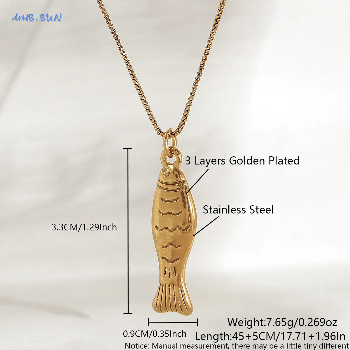 MHS.SUN Starfish Shell Conch Pendant Necklaces For Women Men Stainless Steel Trendy Chain Choker Beach Jewelry Summer Party