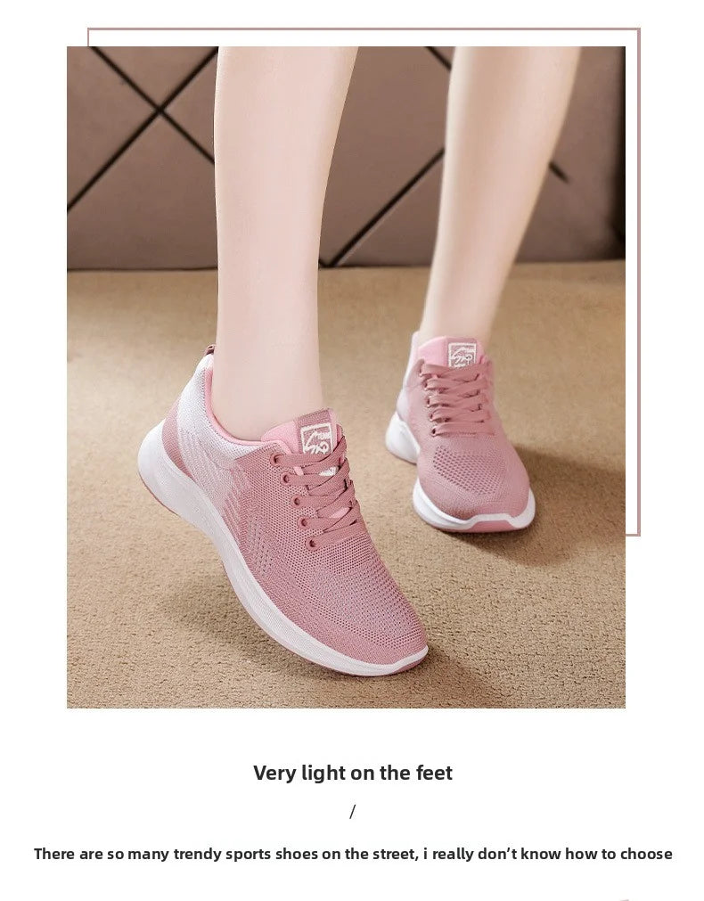 Women Platform Casual Sneakers Shoes Mesh Breathable Running Shoes Chunky Summer Sports Tenis Shoes 2025 Luxury Vulcanize Shoes