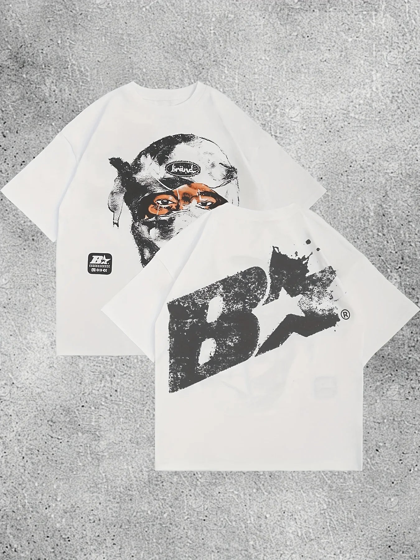 Streetwear T Shirt Y2K Hip Hop Punk Rock Graphic Print Oversized TShirt Mens Womens Round Neck Cotton Short Sleeve Tops Clothes