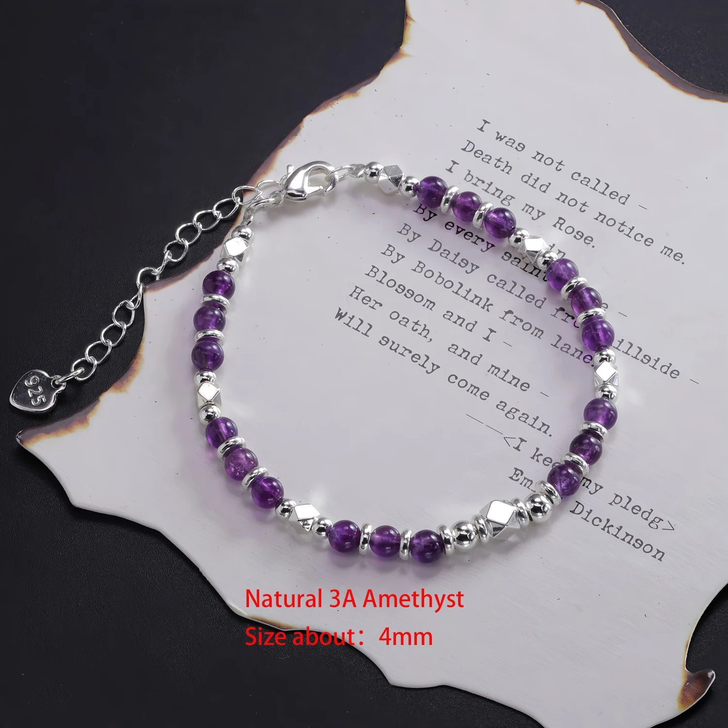 VENTFILLE 925 Sterling Silver Line Extremely fine Bracelet for Women Love Haert Bead Korean Ins Sweet Jewelry Gift Dropshipping