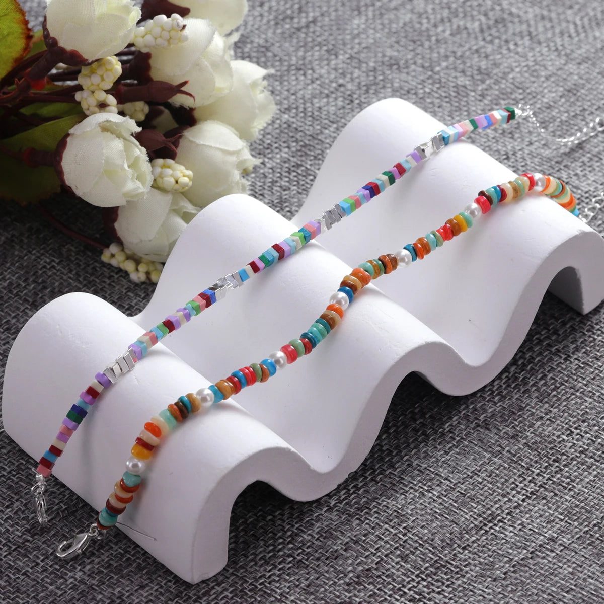 VENTFILLE 925 Sterling Silver Line Extremely fine Bracelet for Women Love Haert Bead Korean Ins Sweet Jewelry Gift Dropshipping