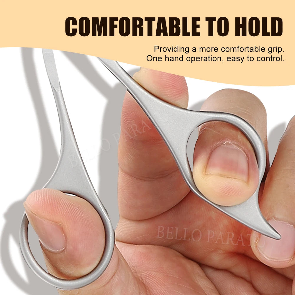 1Pcs Eyebrow Trimming Scissors with Combs Professional Eyebrow Trimmer Stainless Steel Grooming Eyebrow Shaping Scissors Tools