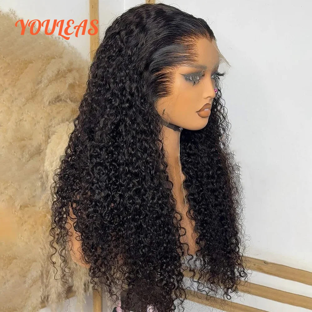 New Trend Lagos Hairline curly Human Hair Wig 13x4 Lace Frontal Glueless Wigs Human Hair Pre Plucked Burmese Curly Ready To Wear