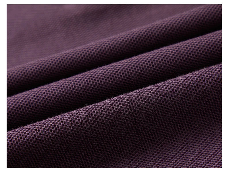 Summer hot selling men's fashionable business high-quality polo shirt, casual and comfortable pure cotton short sleeved shirt