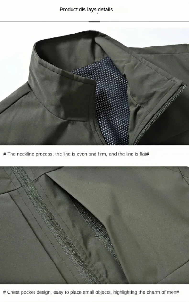 Men‘s Vests Casual Winter Fleece Warm Waistcoats Fashion Thermal Vests Sleeveless Jackets Windbreaker Vests Clothing