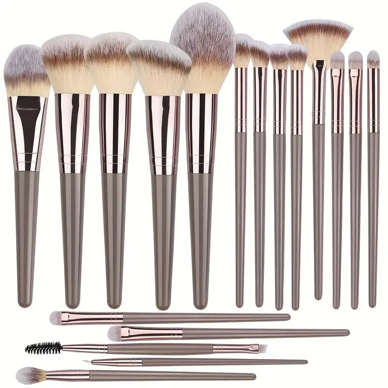 Professional 3-20PCS Makeup Brushes Set Soft Fluffy Foundation Eyeshadow Concealer Blending Blush Brush Kabuki Women Beauty Tool